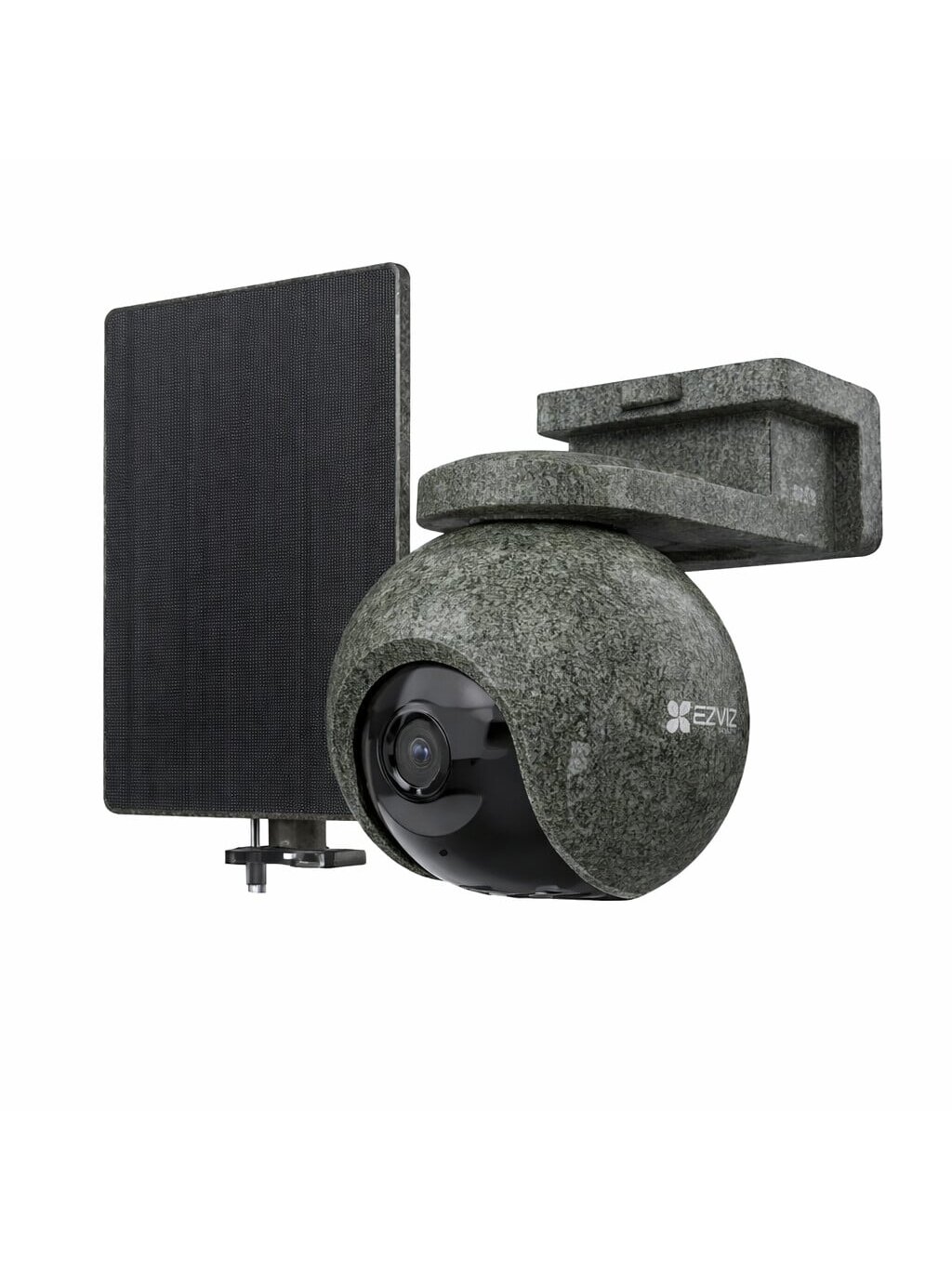 Akumuliatorinė valdoma lauko kamera EZVIZ CS-EB8/SP Ranger su saulės panele komplektas (4G/LTE, WiFi 2.4GHz, 4K, 8MP, 4 mm, IP65)