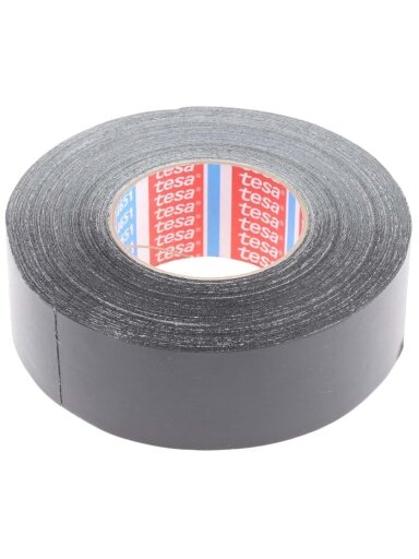 Akrilo audinio juosta TESA PREMIUM (juoda) 25m x 50mm 04651-00014-00
