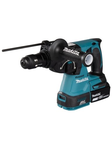 Akumuliatorinis perforatorius 18V 5Ah Makita DHR243RTJW