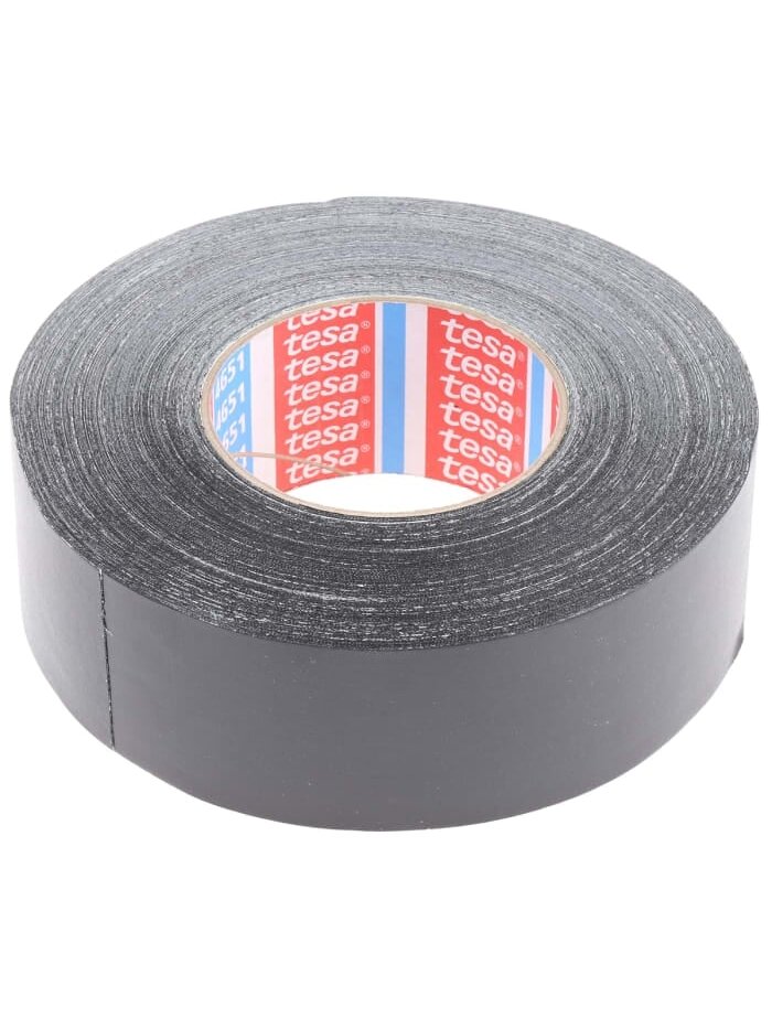Akrilo audinio juosta TESA PREMIUM (juoda) 25m x 50mm 04651-00014-00