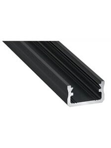 Aliuminis profilis Lumines LED juostoms A (juodas, anoduotas, 3m) Aliuminis profilis Lumines LED juostoms A (juodas, anoduotas, 3m)