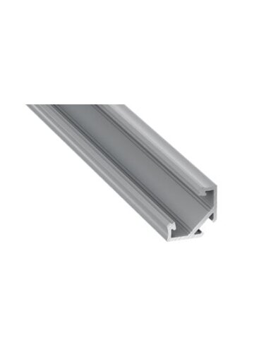 Aliuminis kampinis profilis Lumines LED juostoms C (pilkas, 2m)