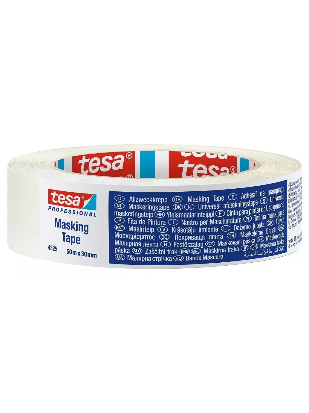Apsauginė dažymo juosta TESA (balta) 50m x 38mm 04325-00003-01 Apsauginė dažymo juosta TESA (balta) 50m x 38mm 04325-00003-01
