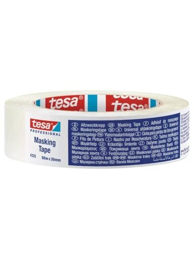 Apsauginė dažymo juosta TESA (balta) 50m x 30mm 04325-00002-02