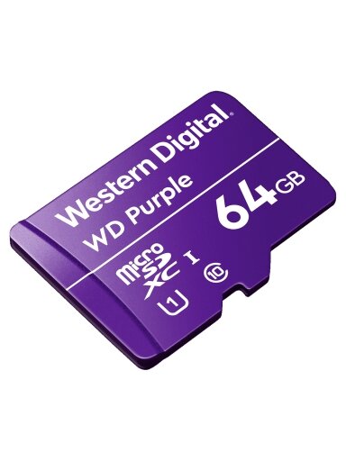 Atminties kortelė Micro SD WD Purple WDD064G1P0C