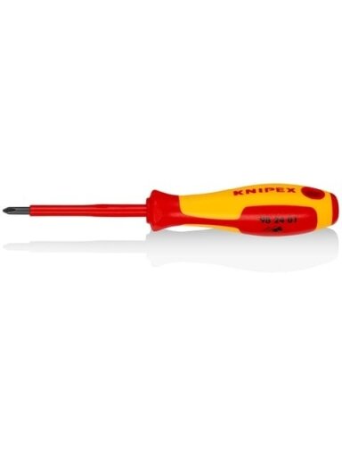 Atsuktuvas izoliuotas Knipex 98 24 01 (PH1, 80mm, 1000V) Atsuktuvas izoliuotas Knipex 98 24 01 (PH1, 80mm, 1000V)