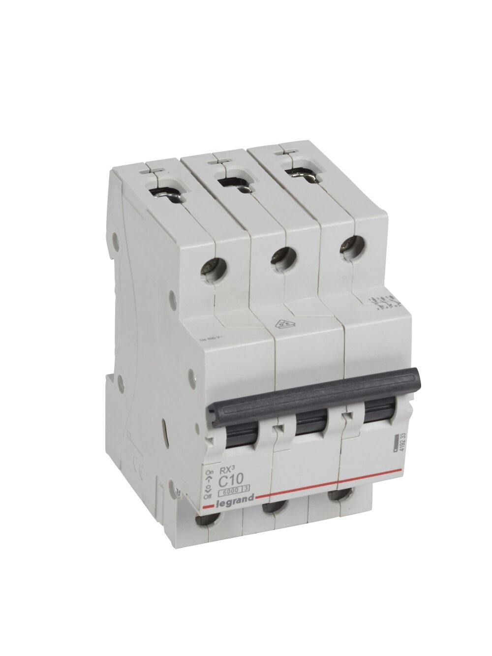 Automatinis jungiklis MCB RX3 Legrand 419233 (10A, 3P, 230V, 6kA) Automatinis jungiklis MCB RX3 Legrand 419233 (10A, 3P, 230V, 6kA)