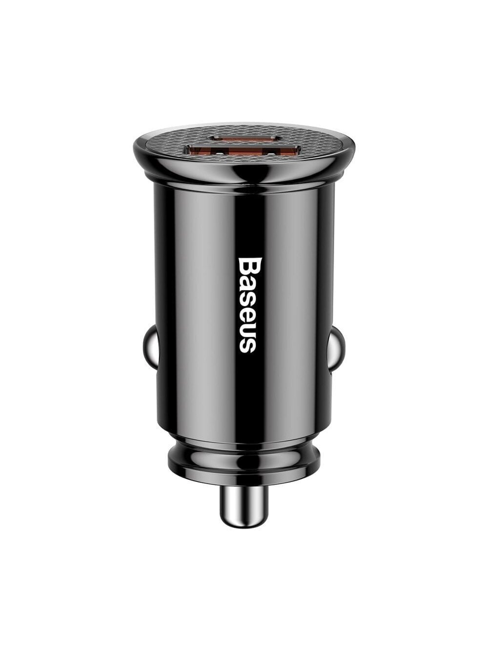 Automobilinis įkroviklis BASEUS CCALL-YS01 (Juodas, 30W, 12-24V, USB + USB-C, QC4.0+, SCP)
