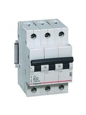 Automatinis jungiklis MCB RX3 Legrand 419172 (32A, 3P, 230V, 6kA) Automatinis jungiklis MCB RX3 Legrand 419172 (32A, 3P, 230V, 6kA)