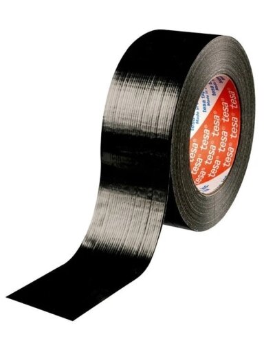 Audinio juosta TESA STANDART (juoda) 50m x 48mm 04613-00046-00