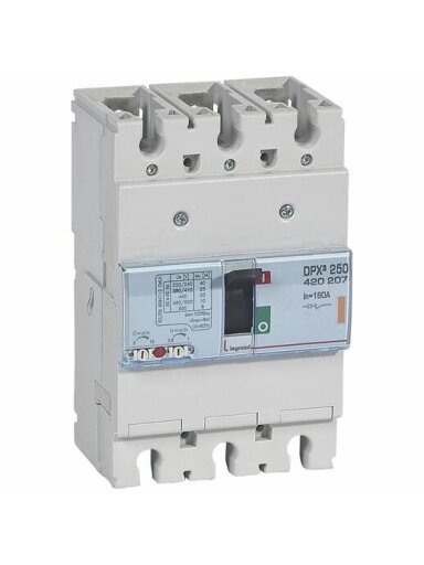Automatinis jungiklis DPX3 250TM Legrand 420207 (160A, 3P, 25kA)