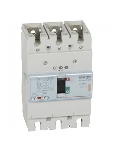 Automatinis jungiklis DPX3 250TM Legrand 420208 (200A, 3P, 25kA)