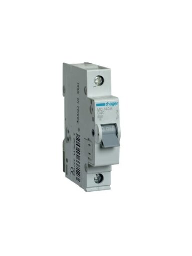 Automatinis jungiklis Hager MC140 (40A, 1P, 230V, 6kA)