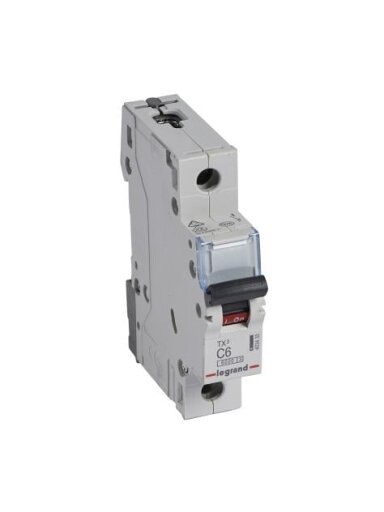 Automatinis jungiklis MCB RX3 Legrand 403430 (6A, 1P, 230V, 6kA)