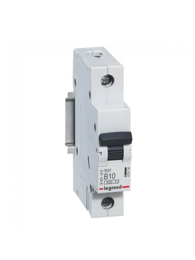 Automatinis jungiklis MCB RX3 Legrand 419134 (10A, 1P, 230V, 6kA)