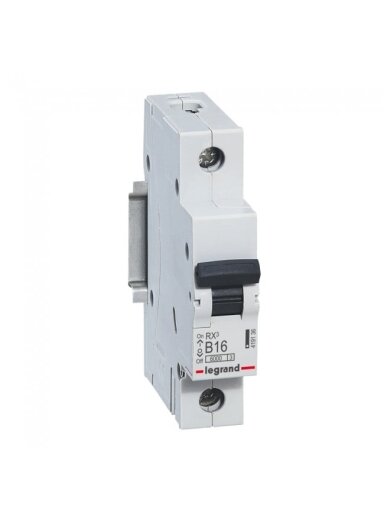 Automatinis jungiklis MCB RX3 Legrand 419136 (16A, 1P, 230V, 6kA)