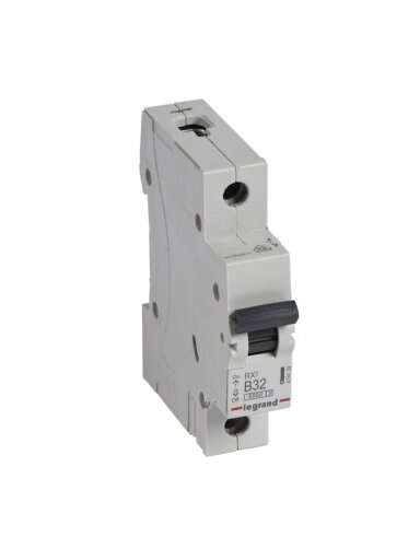 Automatinis jungiklis MCB RX3 Legrand 419139 (32A, 1P, 400V, 6kA)