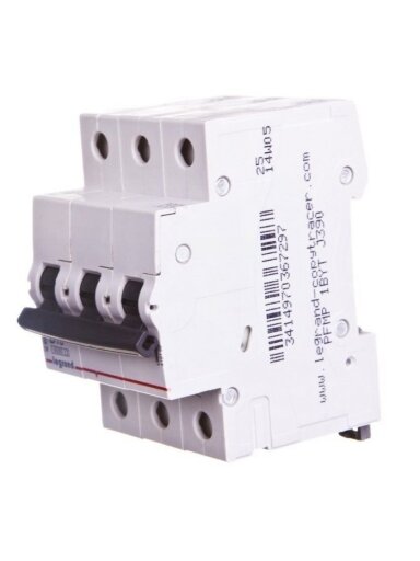Automatinis jungiklis MCB RX3 Legrand 419167 (10A, 3P, 230V, 6kA)