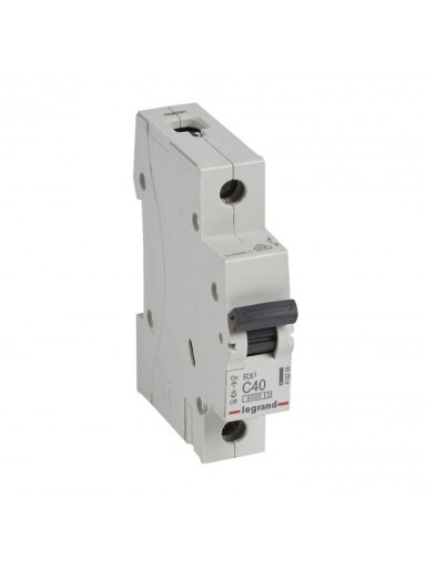 Automatinis jungiklis MCB RX3 Legrand 419206 (40A, 1P, 230V, 6kA)
