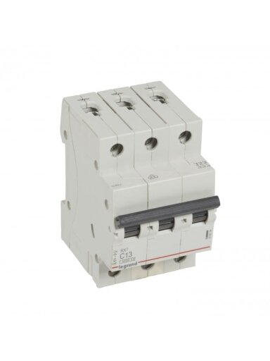 Automatinis jungiklis MCB RX3 Legrand 419234 (13A, 3P, 400V, 6kA)