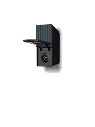 Automobilių krovimo stotelė Teltonika TeltoCharge EVC2002100S0 (lizdas, 22 kW, 32 A, 3 fazės, GSM, Wi-Fi, OCPP 1.6, IP56)
