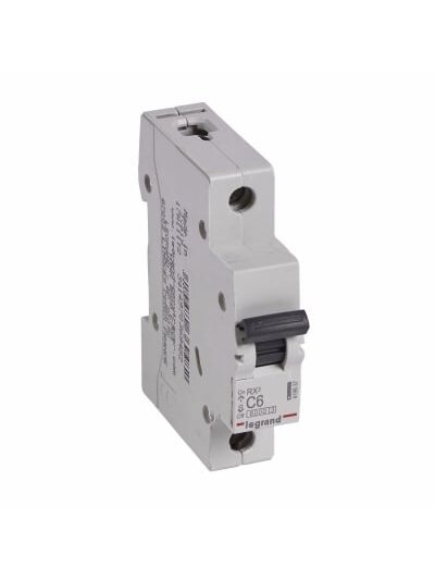 Automatinis jungiklis MCB RX3 Legrand 419199 (6A, 1P, 230V, 6kA) Automatinis jungiklis MCB RX3 Legrand 419199 (6A, 1P, 230V, 6kA)
