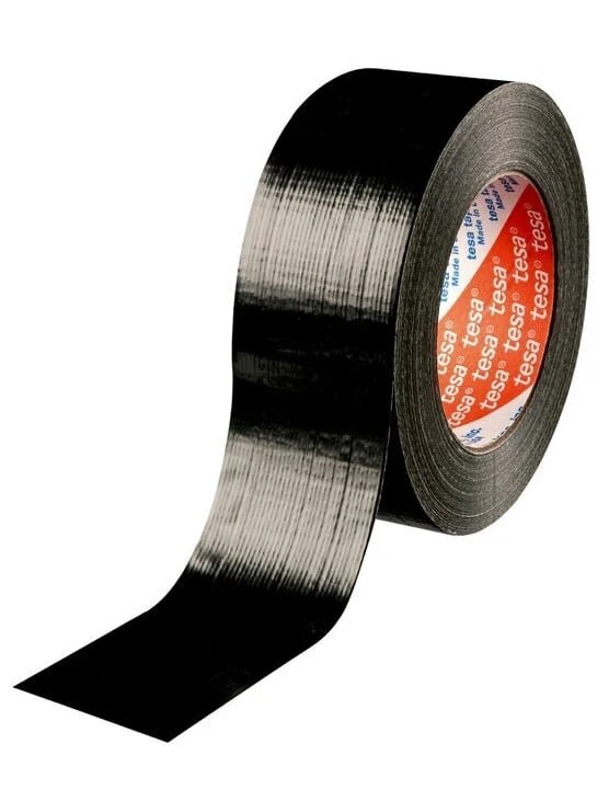 Audinio juosta TESA STANDART (juoda) 50m x 48mm 04613-00046-00