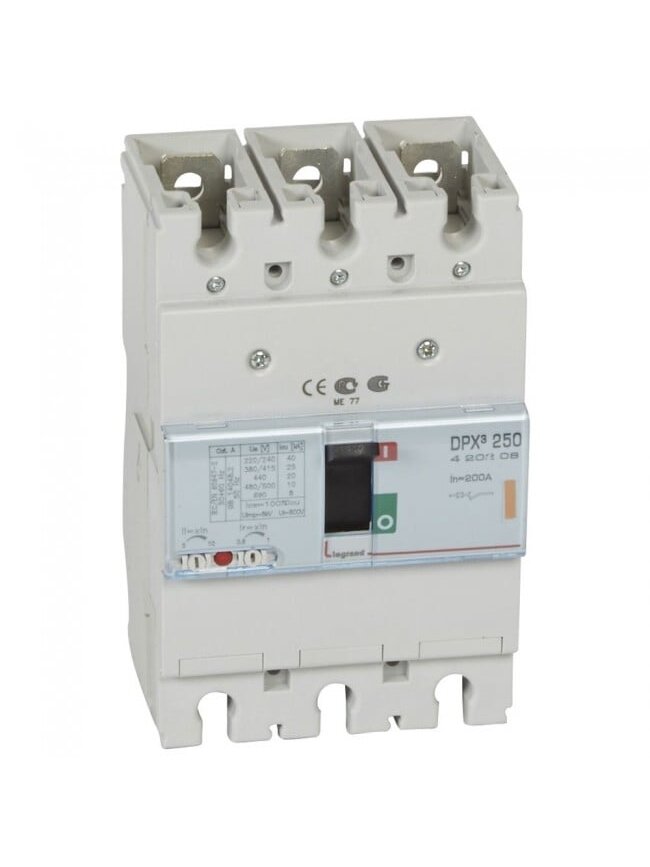 Automatinis jungiklis DPX3 250TM Legrand 420208 (200A, 3P, 25kA) Automatinis jungiklis DPX3 250TM Legrand 420208 (200A, 3P, 25kA)