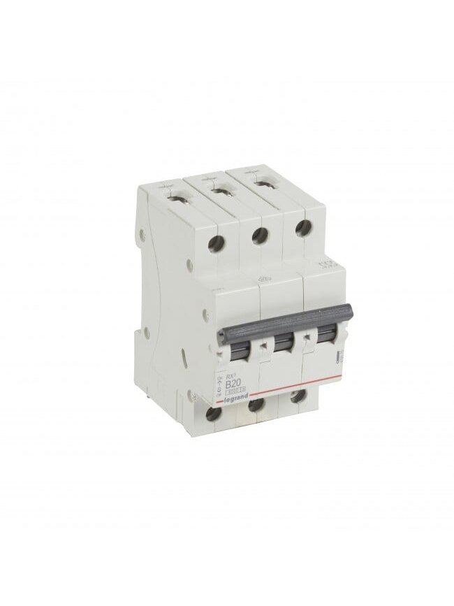 Automatinis jungiklis MCB RX3 Legrand 419170  (20A, 3P, 230V, 6kA)
