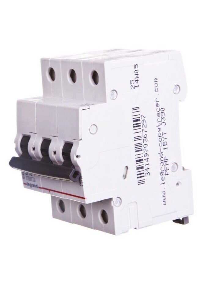 Automatinis jungiklis MCB RX3 Legrand 419167 (10A, 3P, 230V, 6kA) Automatinis jungiklis MCB RX3 Legrand 419167 (10A, 3P, 230V, 6kA)