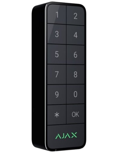 Belaidė klaviatūra Ajax Superior Keypad Outdoor Fibra (juoda)