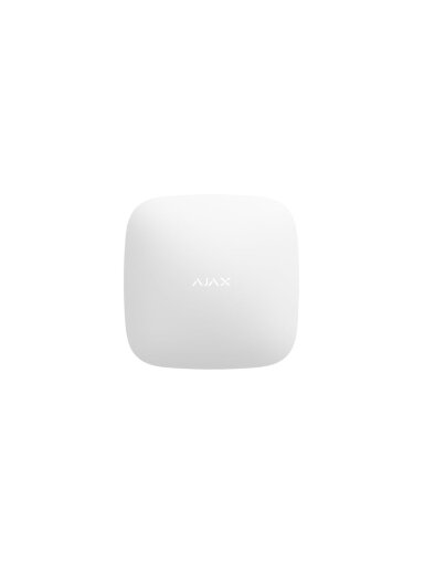 Bevielė centralė Ajax Hub Plus (balta, SIM 2G/3G)