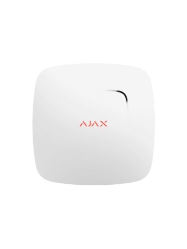 Bevielis dūmų / temperatūros jutiklis Ajax FireProtect 38105.10.WH1 (balta)