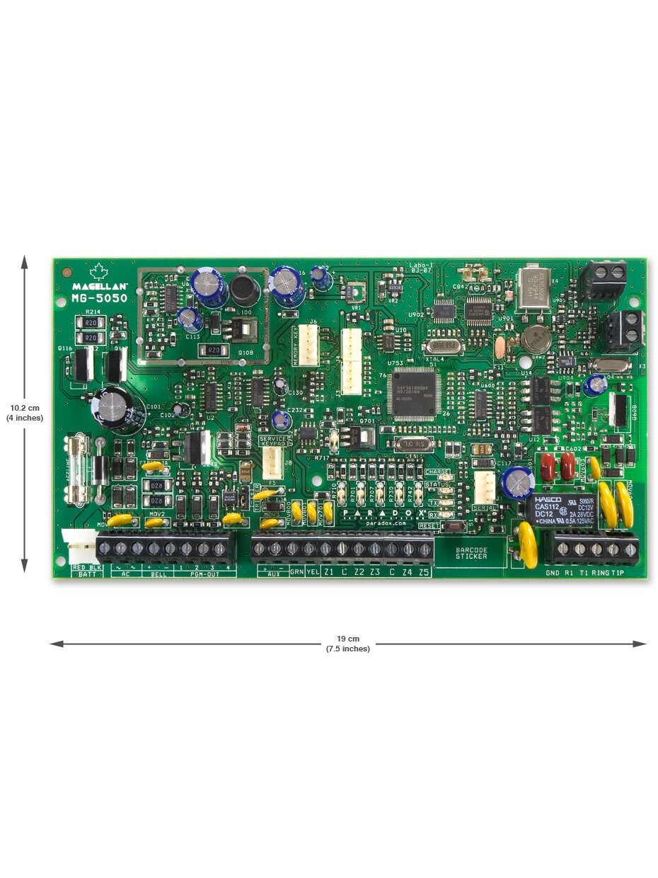 Centralė PARADOX MG5050+ belaidė (433 MHz)