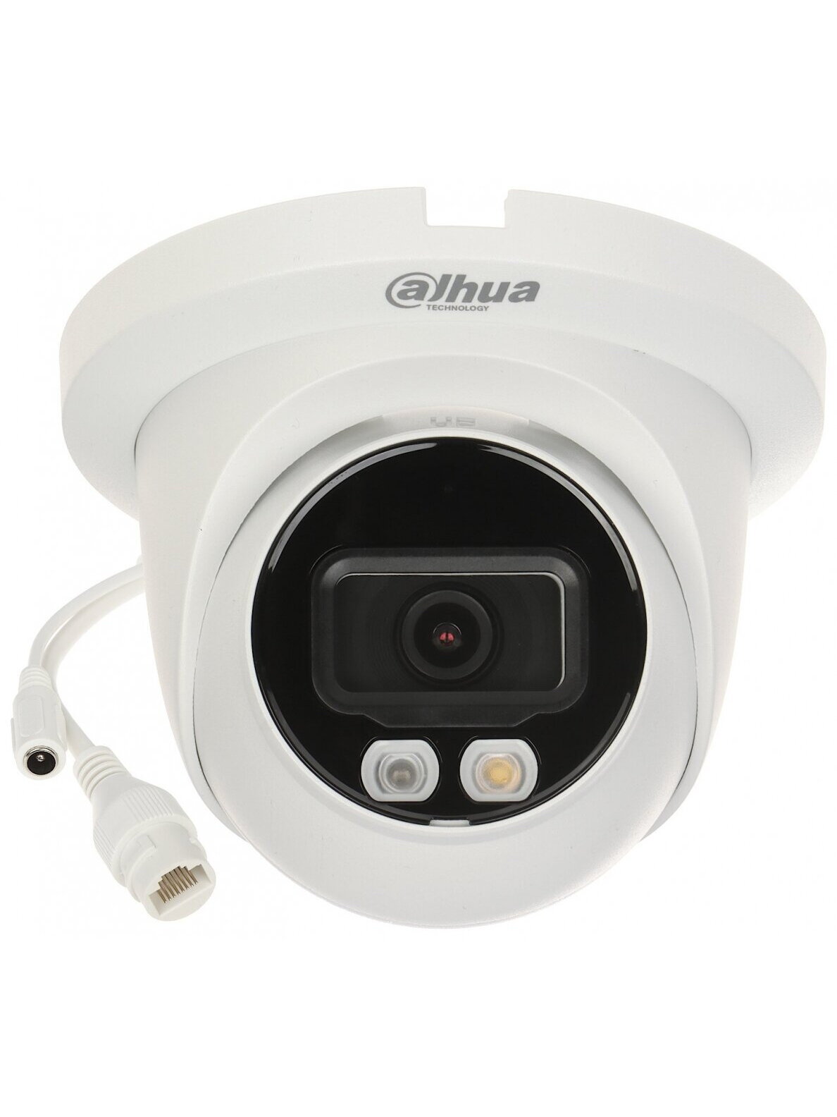 Dahua Dome HDW2449TM-S-IL-0280B F2.8 (Baltas, 4MP, 95°, IR+LED 30m, IP67)