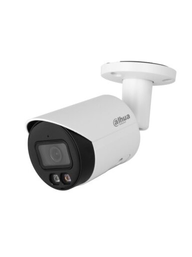 Dahua Bullet IPC-HFW2849S-S-IL-0280B F2.8 (Balta, 8MP 4K UHD, ~104°, IR+balta šviesa 30m, IP67)