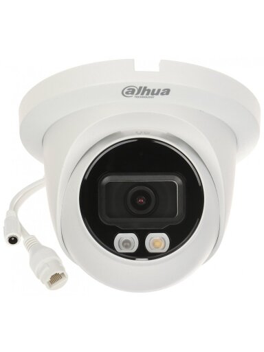 Dahua Dome HDW2449TM-S-IL-0280B F2.8 (Baltas, 4MP, 95°, IR+LED 30m, IP67)