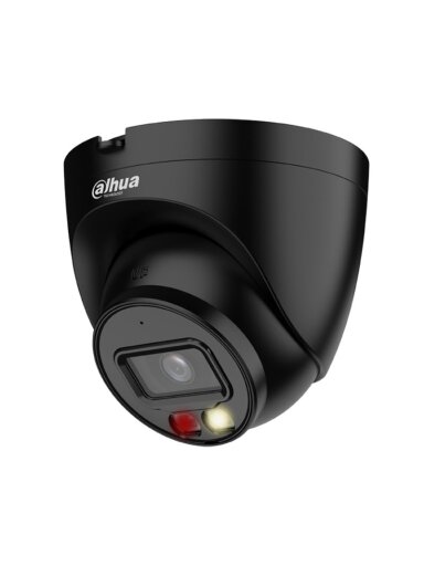 Dahua Dome IPC-HDW1439V-A-IL-0280B (juoda, 4 MP, F2.8, 30m IR + šviesa, IP67)