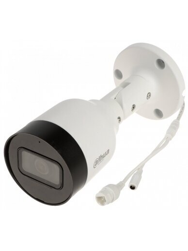 Dahua Bullet IPC-HFW1530S-0280B-S6 F2.8 (Balta, 5MP, ~106°, IR+balta šviesa 30m, IP67)