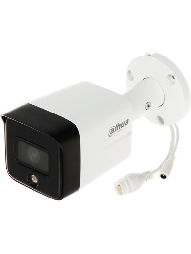 Dahua Bullet IPC-HFW1639TC-A-IL-0280B-S6 F2.8 (5MP, ~110°, IR+balta šviesa 30m, IP67)