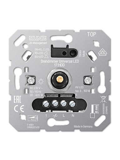 Dimerio mechanizmas kaitrinei lemputei JUNG 1731DD (420W)