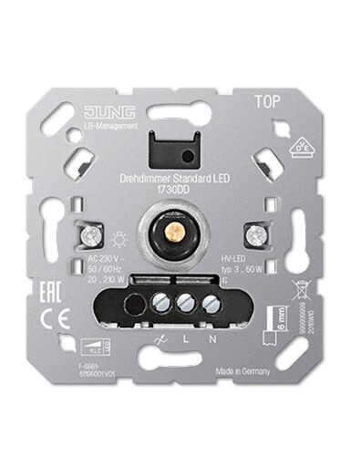 Dimerio mechanizmas LED JUNG 1730DD (3W-60W)