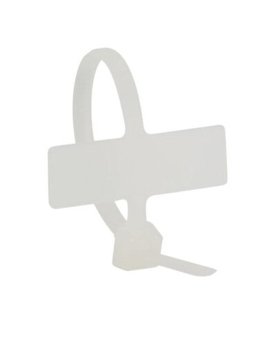 Dirželis kabeliui su aikštele žymėjimui LEGRAND 032061 95x2.4mm (baltas)