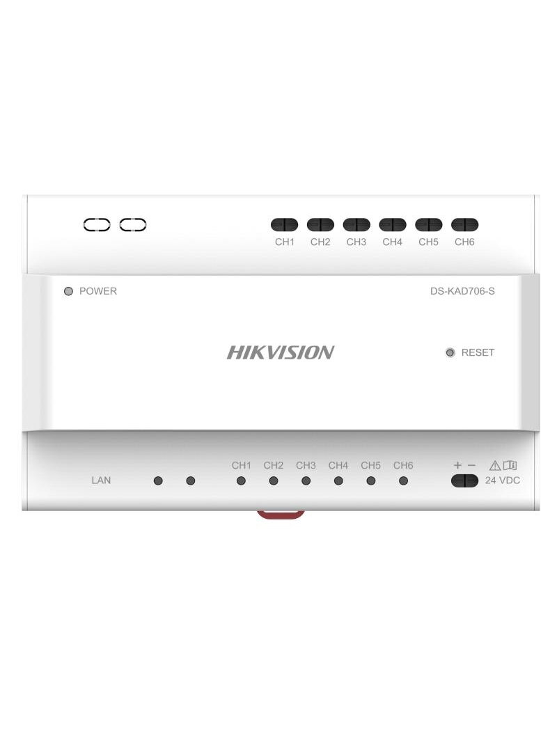 Dviejų laidų vaizdo/garso skirstytuvas Hikvision DS-KAD706-S