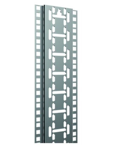 EFB panelė vertikaliam kabelių tvirtinimui 19'' (42U spintai, cinkuota)