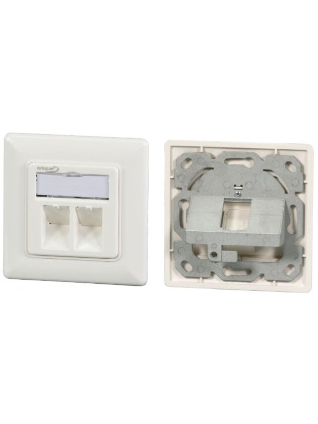 EFB Infralan rėmelis lizdas RJ45 IMT-01-RK-WS-KP (TIA) (1 lizdo, metalinis rėmas) EFB Infralan rėmelis lizdas RJ45 IMT-01-RK-WS-KP (TIA) (1 lizdo, metalinis rėmas)