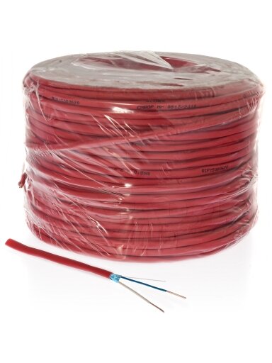 Ekranuotas gaisrinis kabelis Bitner YnTKSYekw 2x0.8mm (100m, Eca, monolitinis)