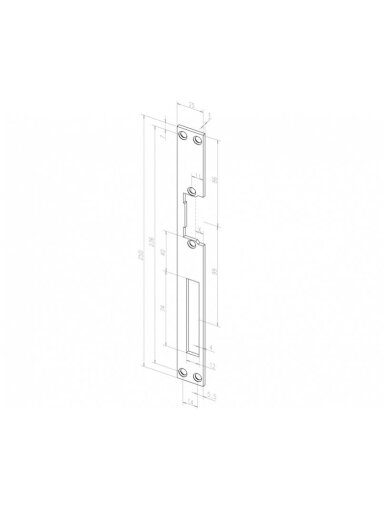 El. sklendės juosta EFF EFF - ASSA ABLOY 02140