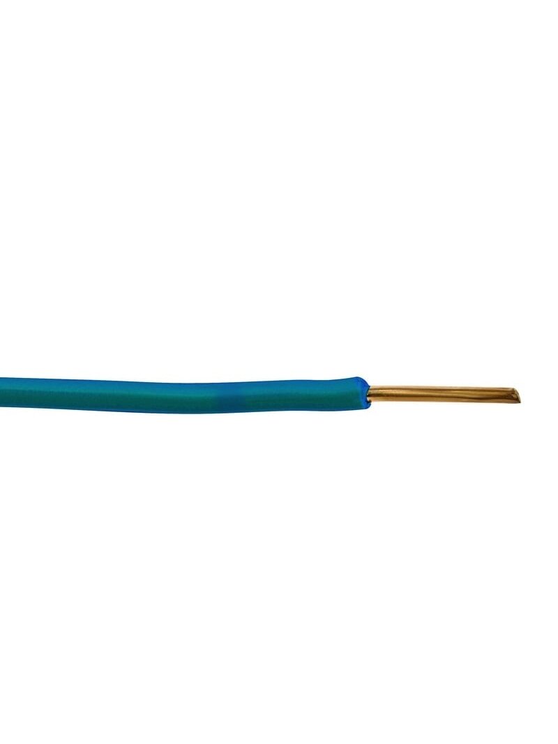 Elpar H07V-U (YDY) 1x10 mm2 vienagyslis laidas (monolitinis, mėlynas, 1 m)