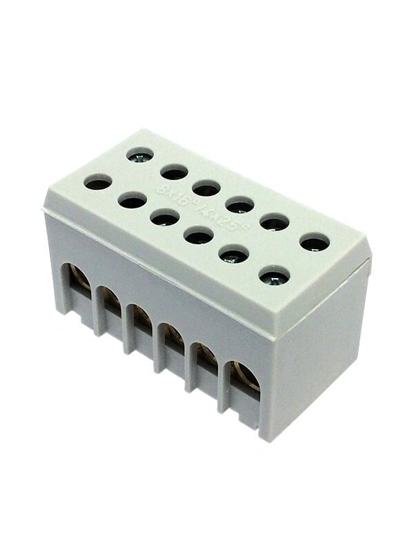 Fazinis gnybtas 2p A6H-2 Morek MAD2006A15 (pilkas, 6x16 mm2, Cu) Fazinis gnybtas 2p A6H-2 Morek MAD2006A15 (pilkas, 6x16 mm2, Cu)